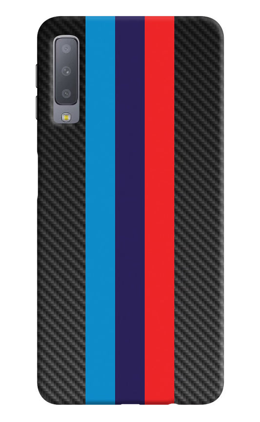 BMW Stripes Pattern Samsung A7 Hard Case Back Cover by Casekaro
