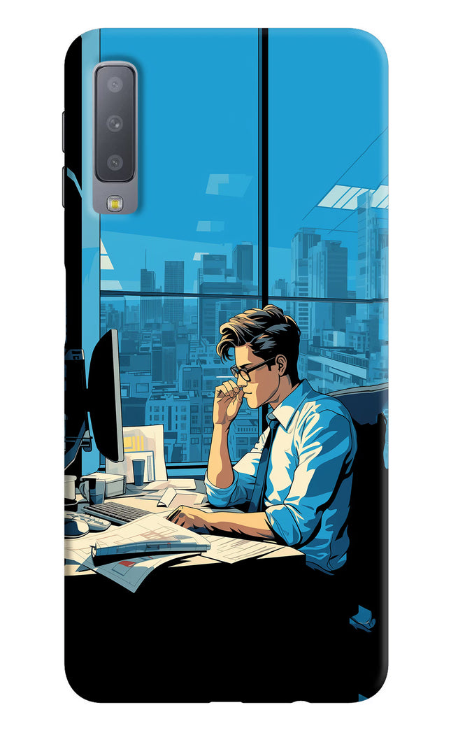 Focused Hustler (AI Generated) Samsung A7 Hard Case Back Cover by Casekaro