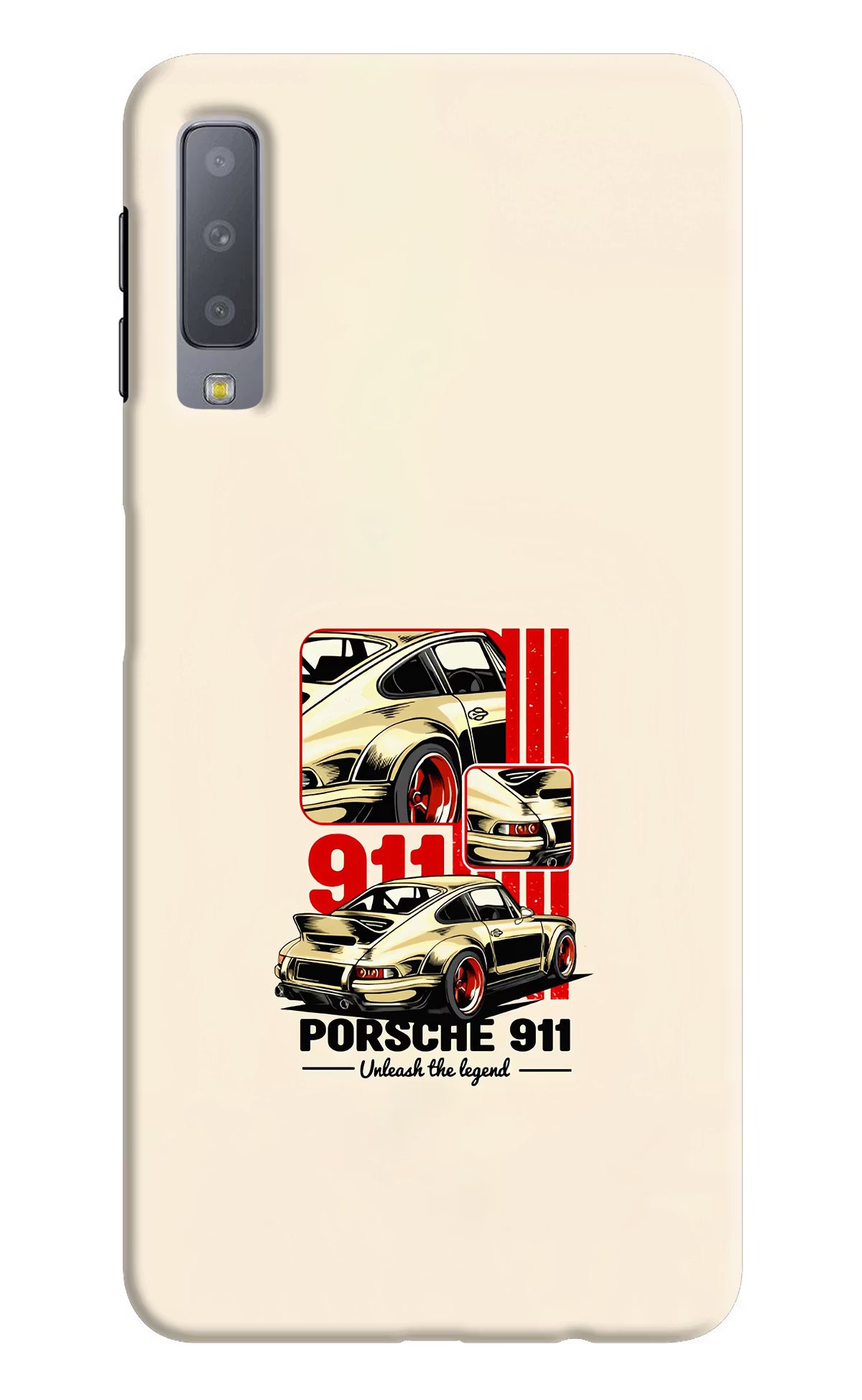 Classic Porsche 911 Samsung A7 Hard Case Back Cover by Casekaro
