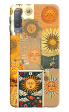 Sun Samsung A7 Hard Case Back Cover by Casekaro