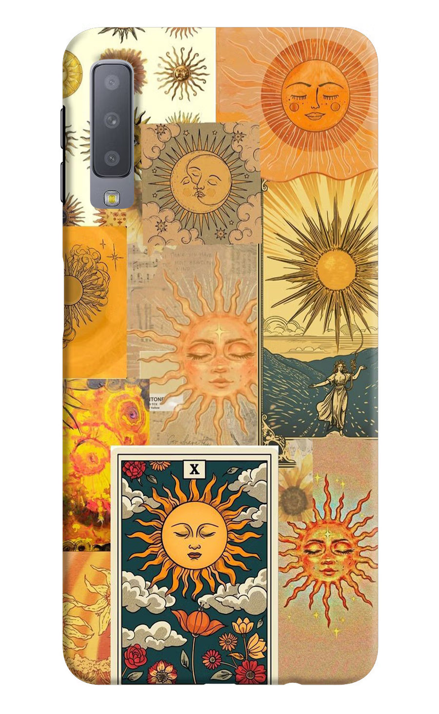 Sun Samsung A7 Back Cover, Hard case