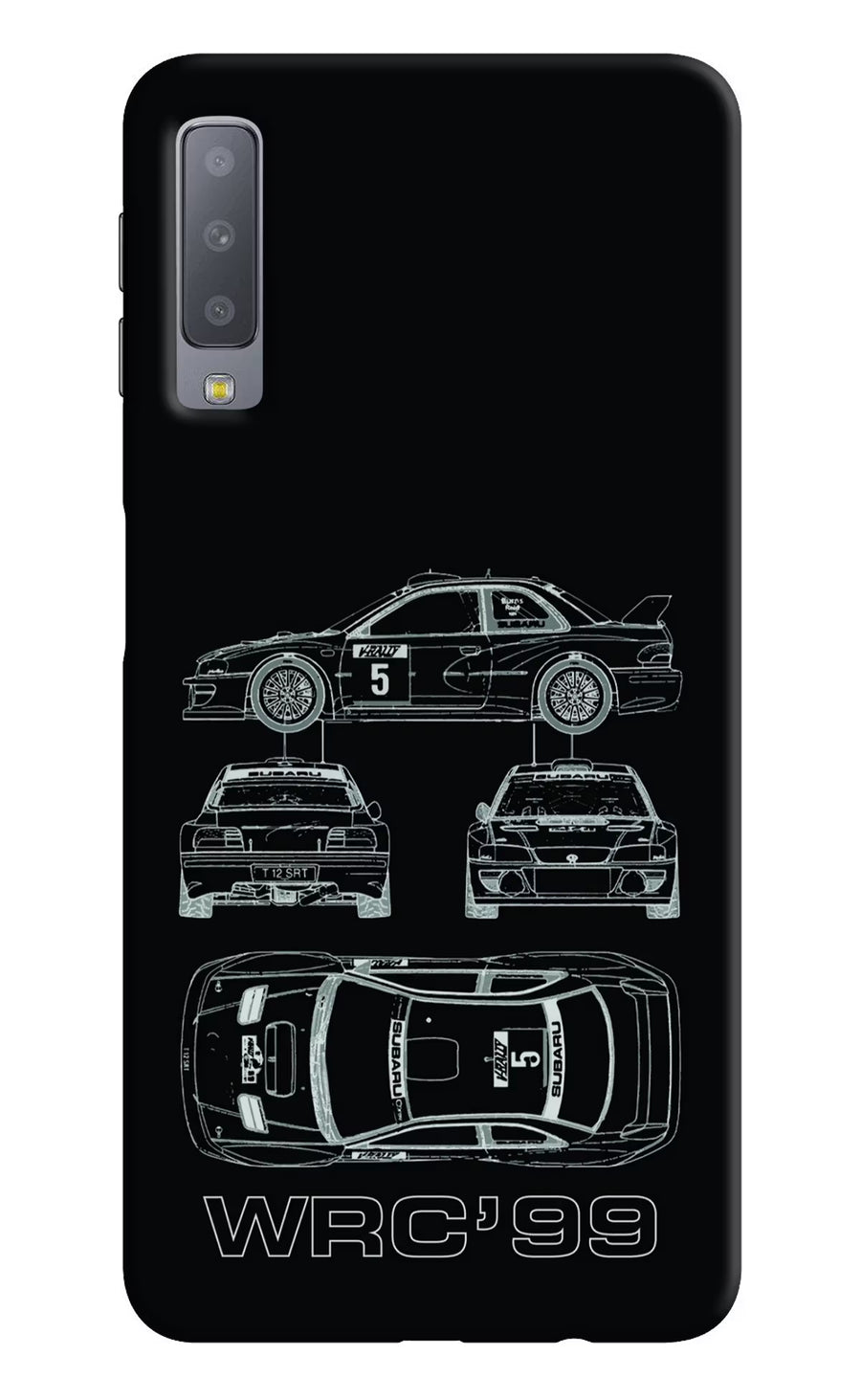 WRC'99 Samsung A7 Back Cover, Hard case