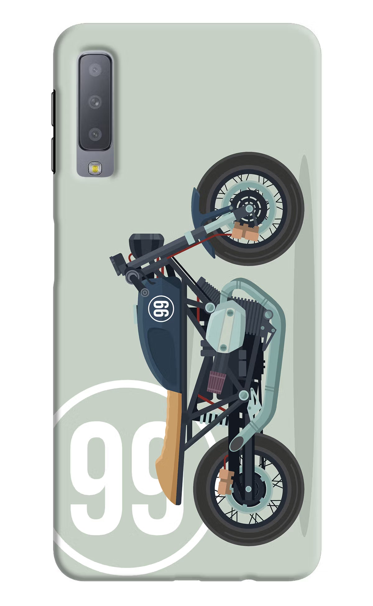 Classic Cafe Racer 99 Samsung A7 Hard Case Back Cover by Casekaro