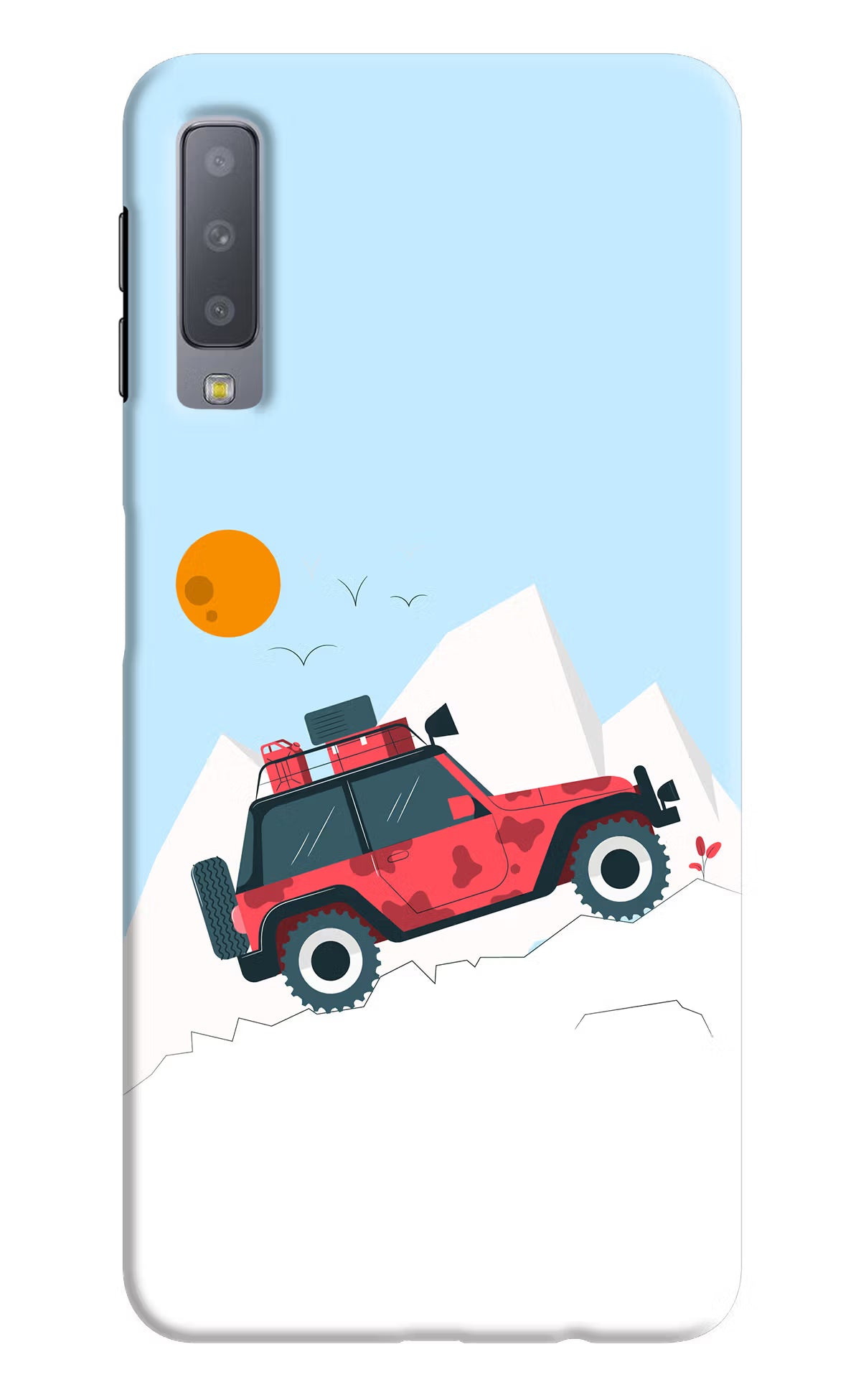 Mountain Trail Beast Samsung A7 Hard Case Back Cover by Casekaro