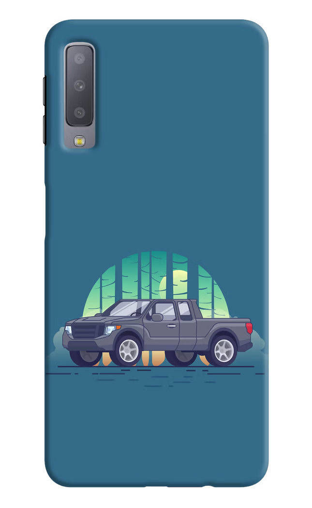 Retro Garage Vibe Samsung A7 Hard Case Back Cover by Casekaro