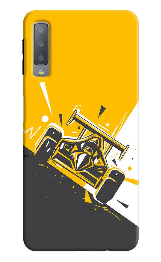Track King Samsung A7 Hard Case Back Cover by Casekaro