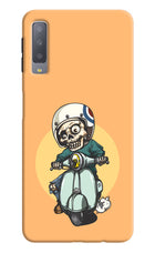Undead Biker Samsung A7 Hard Case Back Cover by Casekaro
