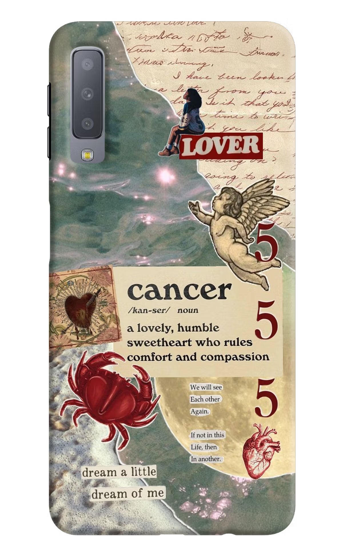 Cancer Zodiac Samsung A7 Back Cover