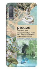 Pisces Zodiac Samsung A7 Hard Case Back Cover by Casekaro