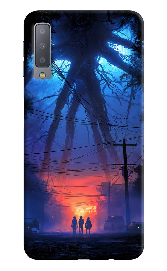 Ordinary Things Shadow Samsung A7 Hard Case Back Cover by Casekaro
