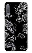 Twin Dragons Samsung A7 Hard Case Back Cover by Casekaro