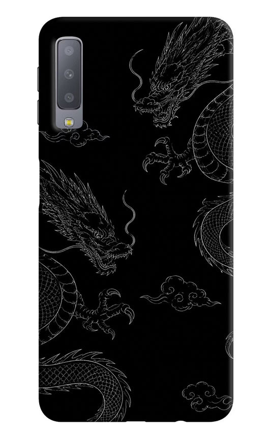 Twin Dragons Samsung A7 Hard Case Back Cover by Casekaro