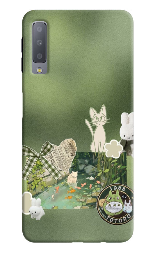 Aesthetic anime Samsung A7 Back Cover