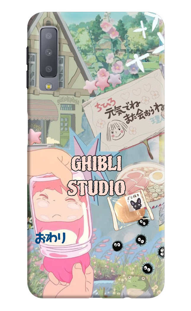 Studio Ghibli Samsung A7 Hard Case Back Cover by Casekaro