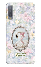 Pretty Mind Pretty Soul Samsung A7 Hard Case Back Cover by Casekaro