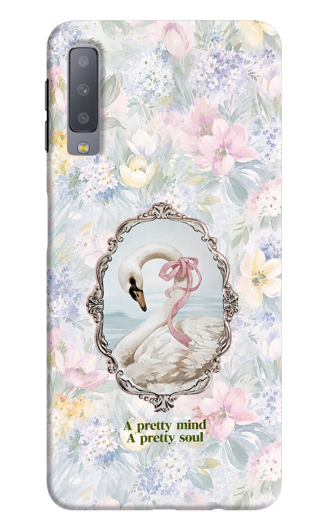 Pretty Mind Pretty Soul Samsung A7 Hard Case Back Cover by Casekaro
