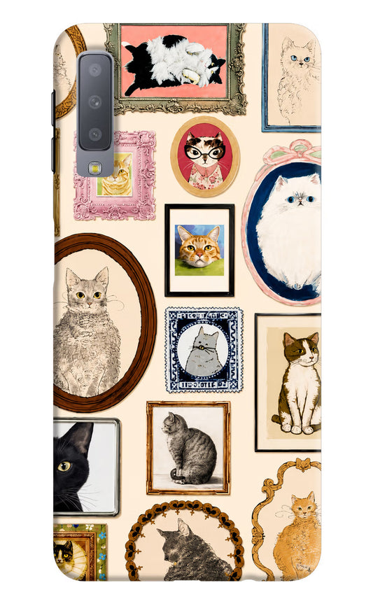 Mirror Cats Samsung A7 Hard Case Back Cover by Casekaro