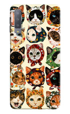 Cool Cat Samsung A7 Hard Case Back Cover by Casekaro