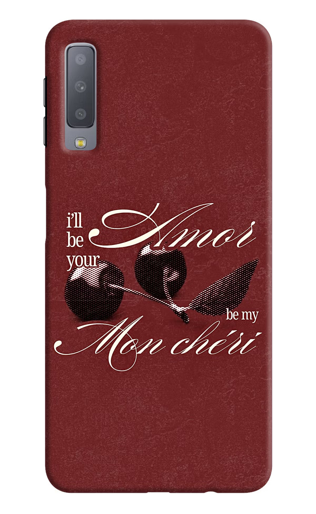 Velvet Cherry Samsung A7 Back Cover