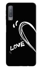 Love Line Samsung A7 Hard Case Back Cover by Casekaro