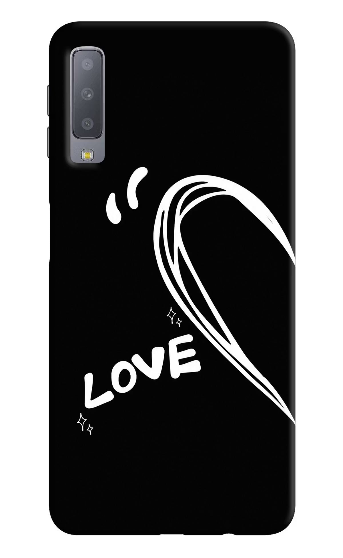Love Line Samsung A7 Back Cover