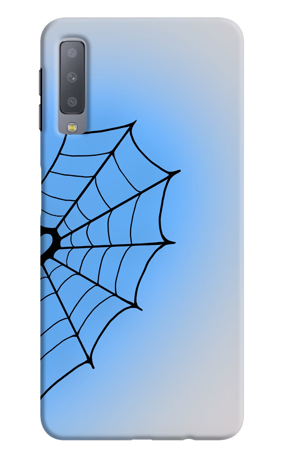 Blue Web Samsung A7 Back Cover