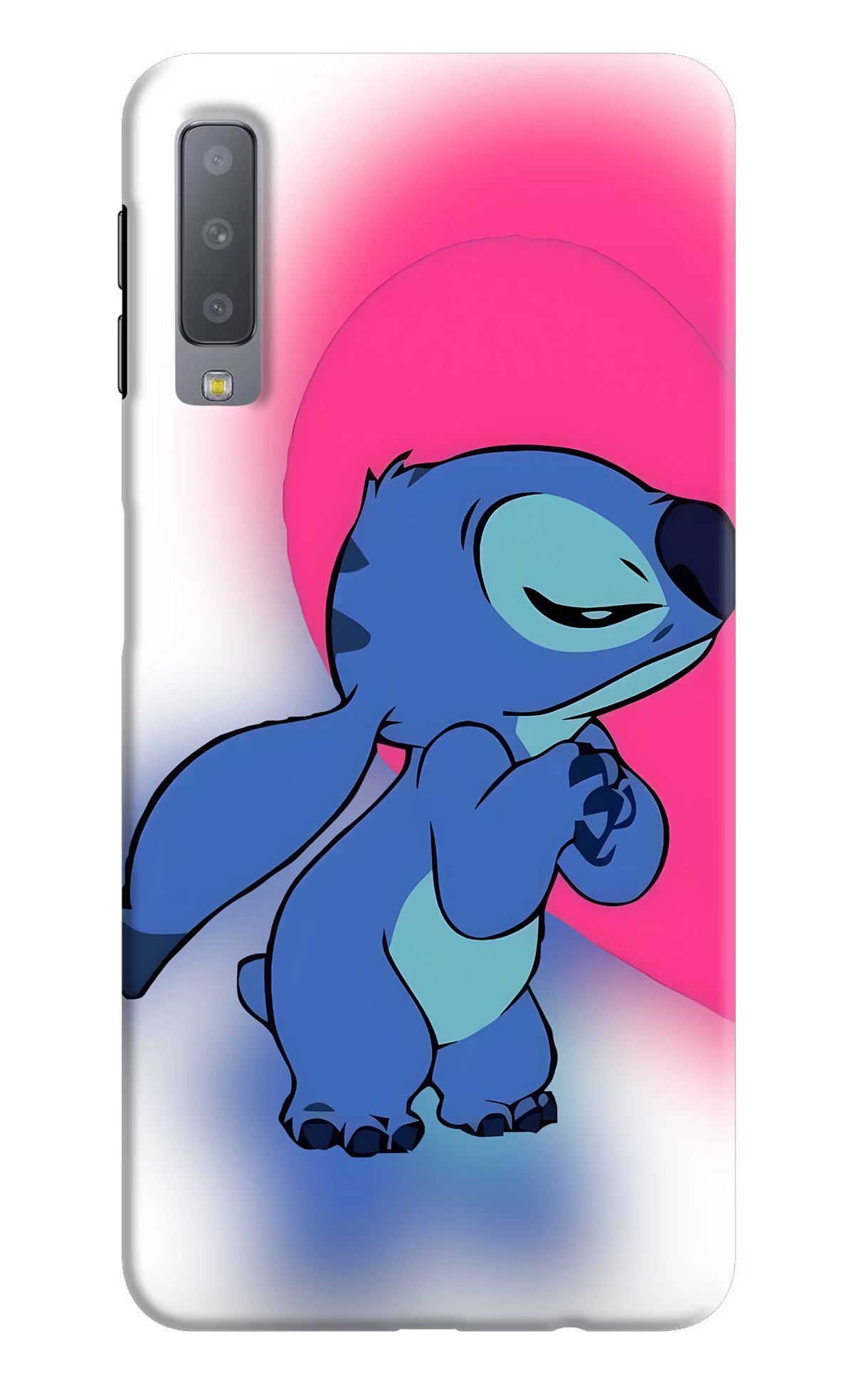 Stitch Hug Samsung A7 Back Cover