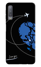 Love Orbit Samsung A7 Hard Case Back Cover by Casekaro