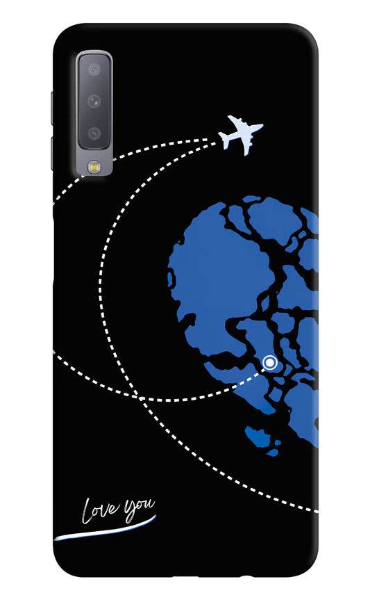 Love Orbit Samsung A7 Hard Case Back Cover by Casekaro
