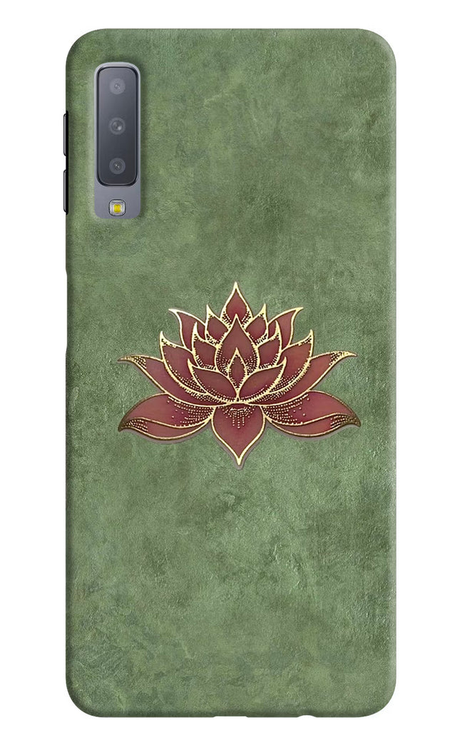 Lotus Grace Samsung A7 Hard Case Back Cover by Casekaro