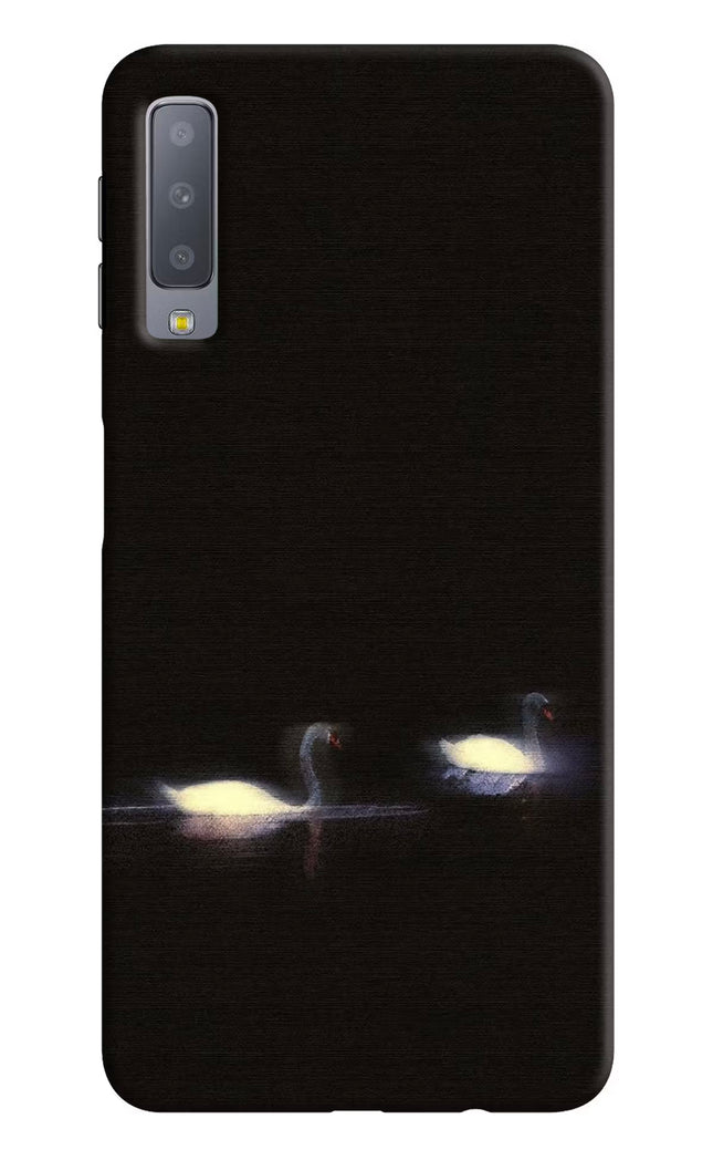 Silent Swans Samsung A7 Hard Case Back Cover by Casekaro