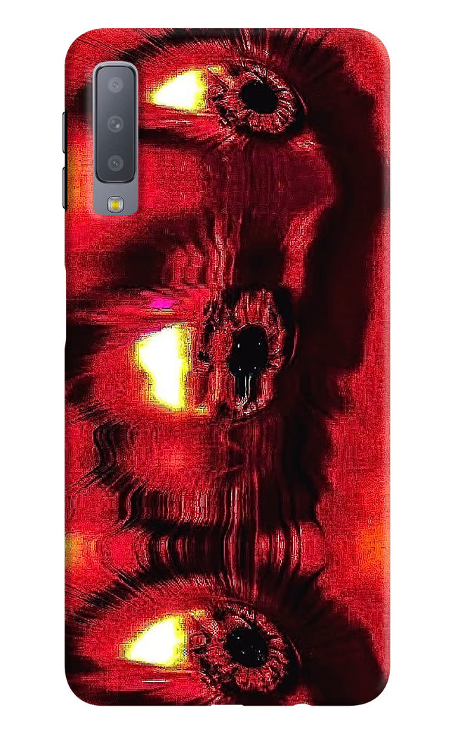 Fire Eye Samsung A7 Hard Case Back Cover by Casekaro