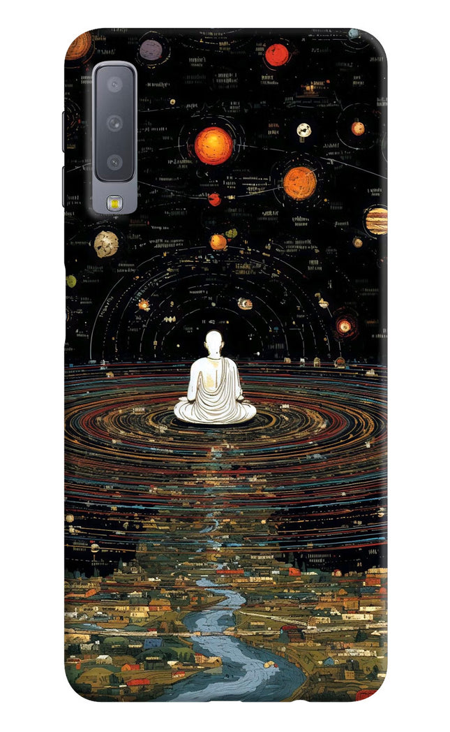 Space Monk Samsung A7 Hard Case Back Cover by Casekaro