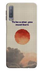Pixel Sun Samsung A7 Hard Case Back Cover by Casekaro