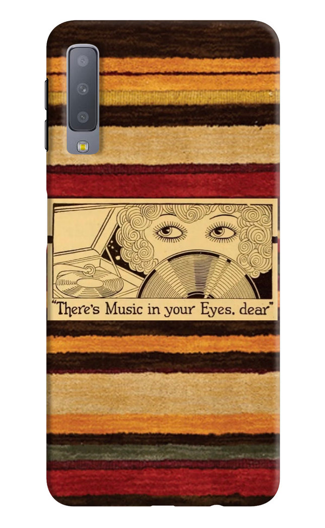 Vinyl Stripes Samsung A7 Hard Case Back Cover by Casekaro