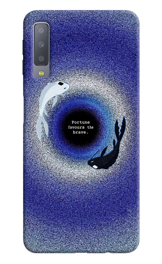 Dark Koi Samsung A7 Hard Case Back Cover by Casekaro