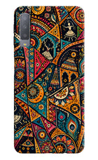 Folk Print Samsung A7 Hard Case Back Cover by Casekaro