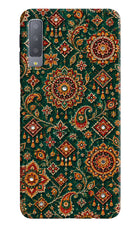 Green Pataka Samsung A7 Back Cover