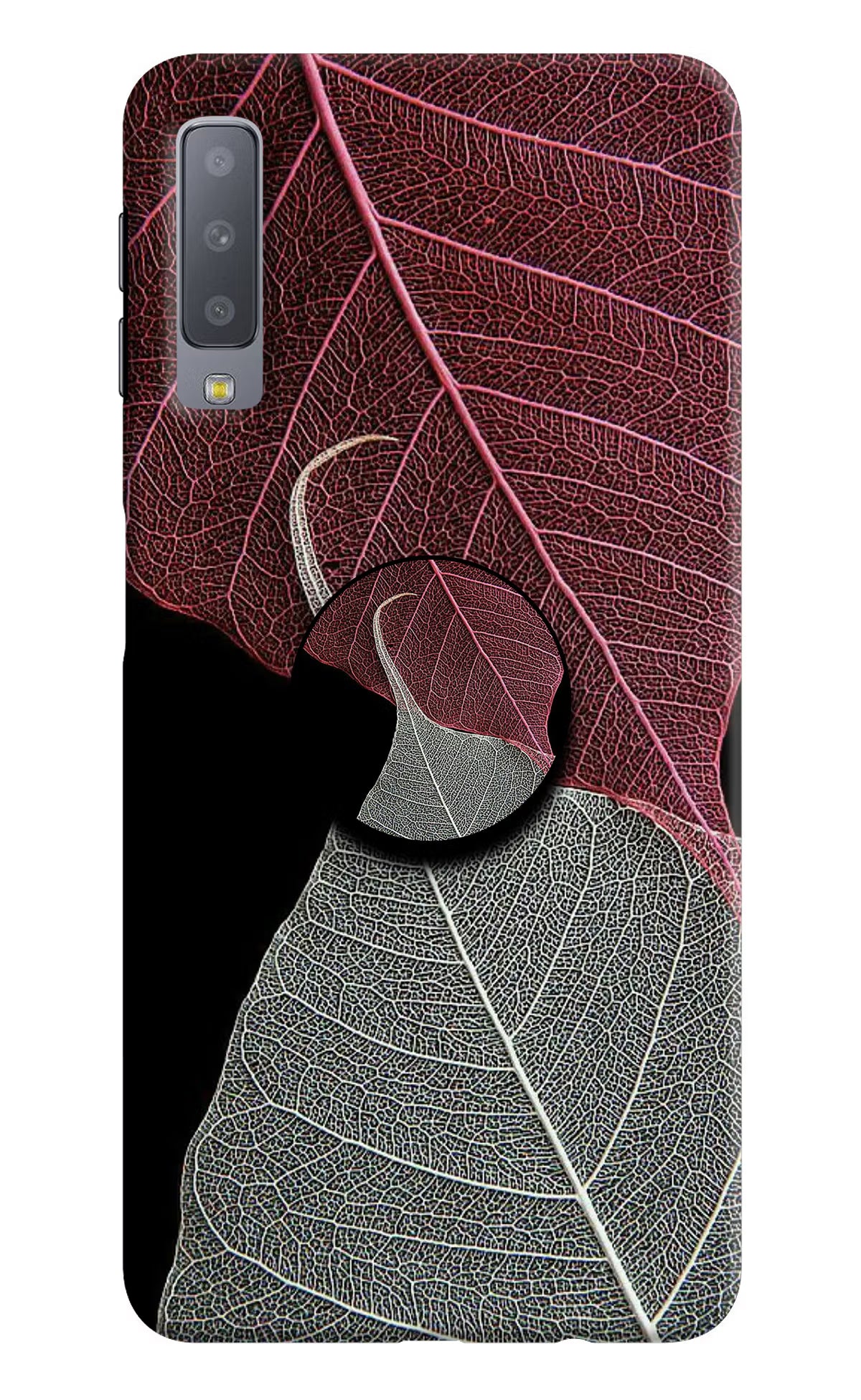 Leaf Pattern Samsung A7 Pop Case by Casekaro