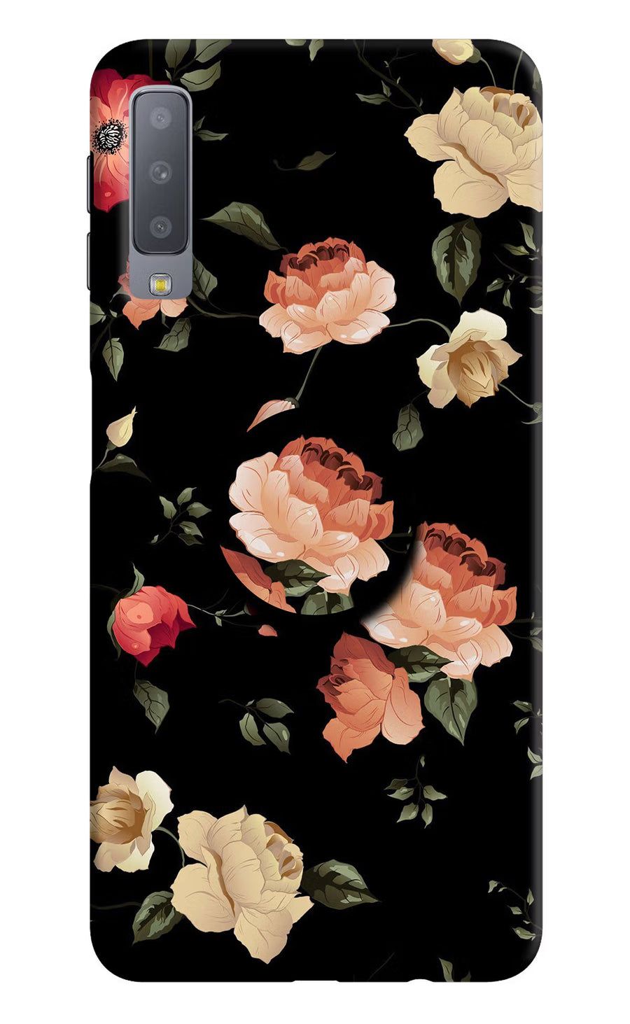 Flowers Samsung A7 Pop Case, Hard case