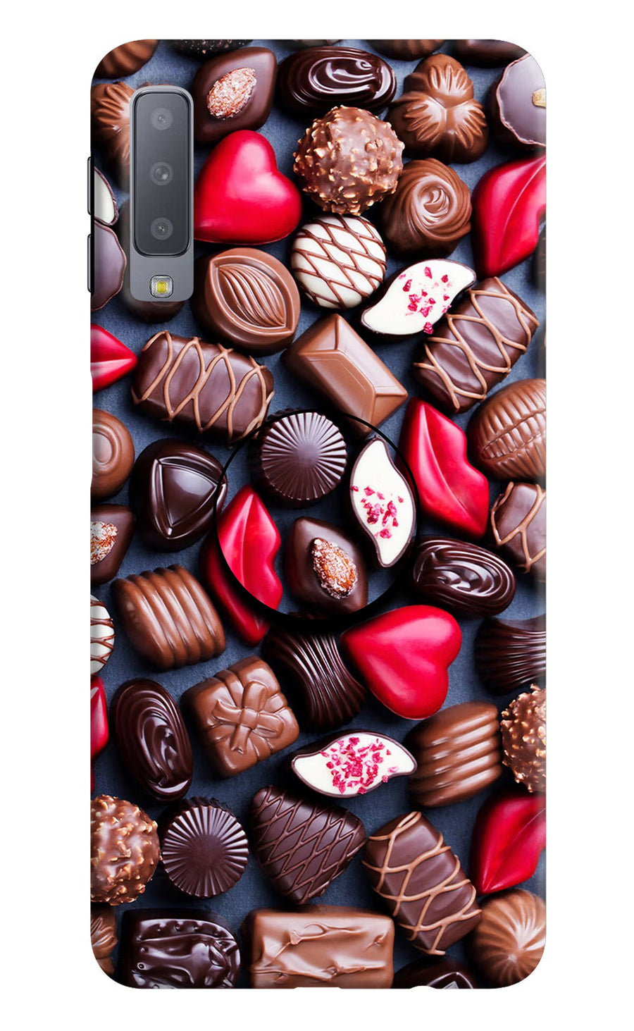 Chocolates Samsung A7 Pop Case, Hard case