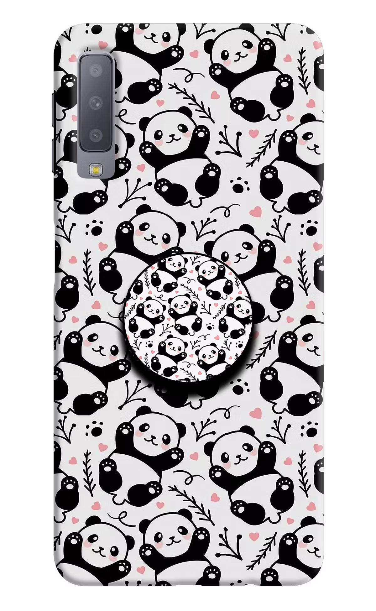 Cute Panda Samsung A7 Pop Case by Casekaro