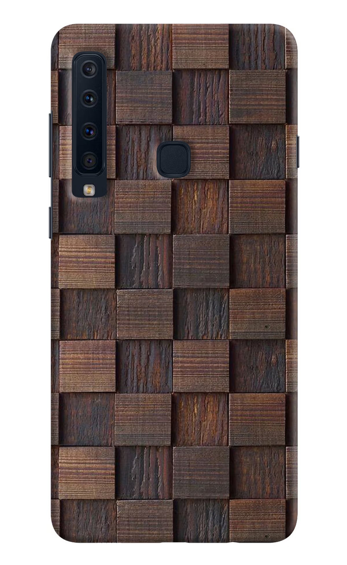 Wooden Cube Design Samsung A9 Hard Case Back Cover by Casekaro