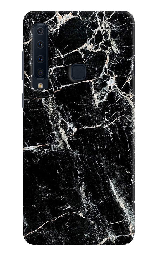 Black Marble Texture Samsung A9 Hard Case Back Cover by Casekaro