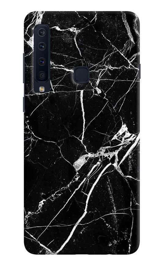 Black Marble Pattern Samsung A9 Hard Case Back Cover by Casekaro