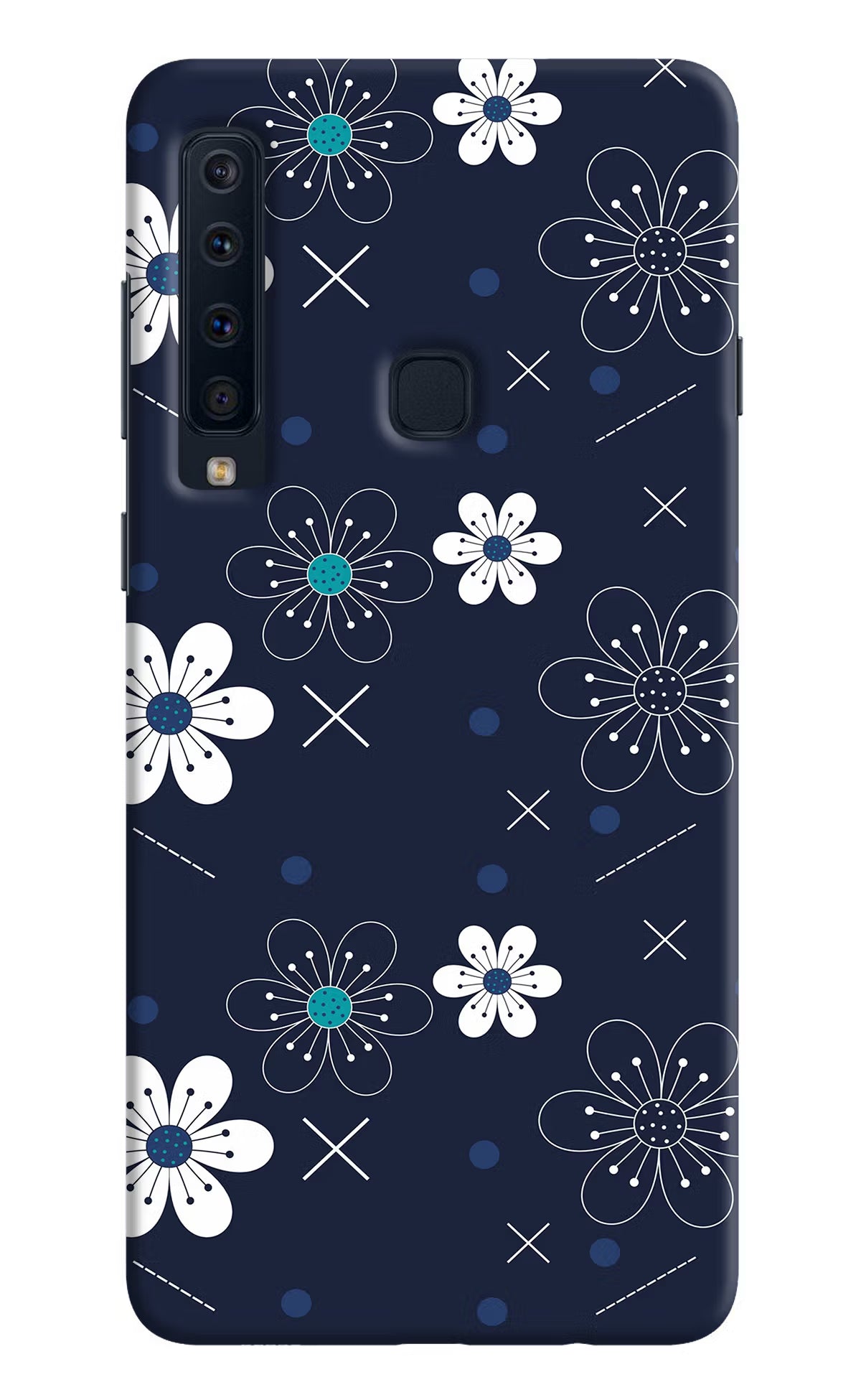 Flowers Samsung A9 Hard Case Back Cover by Casekaro