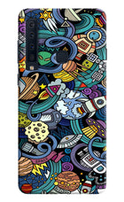 Space Abstract Samsung A9 Hard Case Back Cover by Casekaro