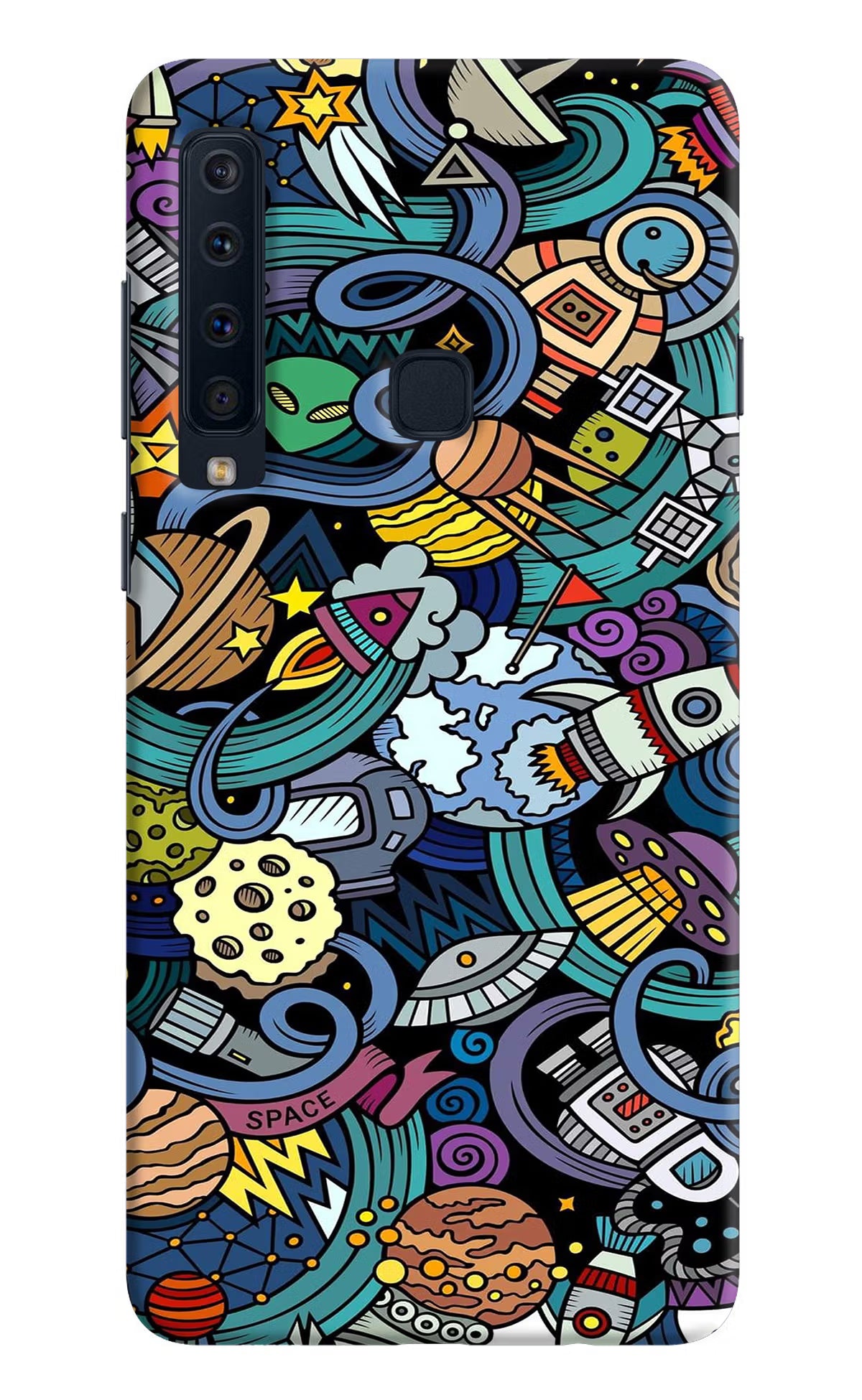 Space Abstract Samsung A9 Hard Case Back Cover by Casekaro