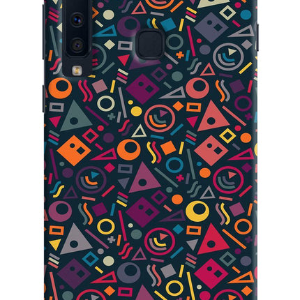 Geometric Abstract Samsung A9 Hard Case Back Cover by Casekaro