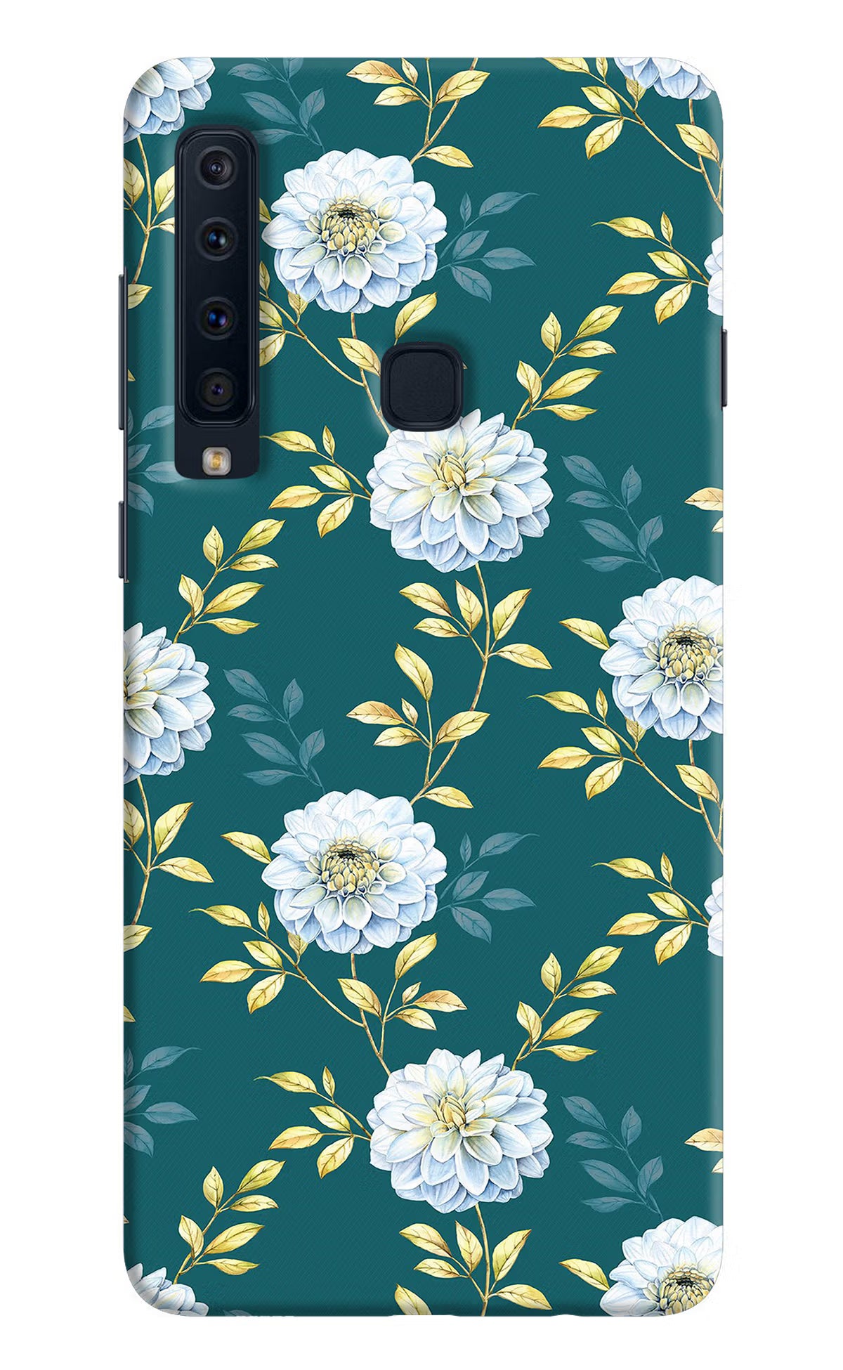Flowers Samsung A9 Hard Case Back Cover by Casekaro